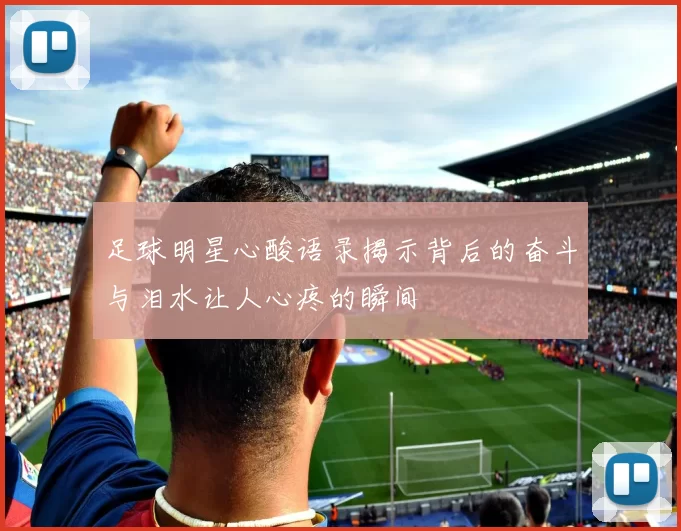足球明星心酸语录揭示背后的奋斗与泪水让人心疼的瞬间