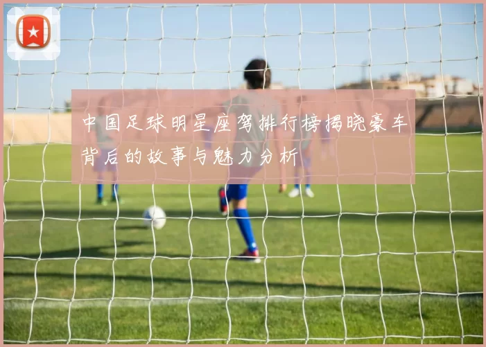 中国足球明星座驾排行榜揭晓豪车背后的故事与魅力分析