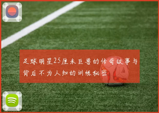 足球明星25厘米巨兽的传奇故事与背后不为人知的训练秘密